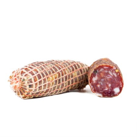 SALUMI TOMEO SALAMINO CILENTANO AL PEPE NERO ca. 380 GR