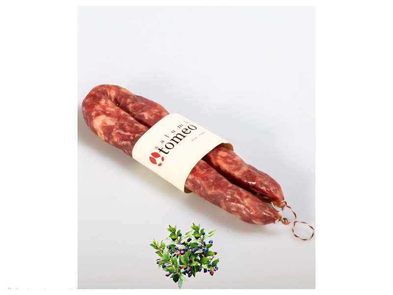 SALUMI TOMEO SALSICCIA CILENTANA STAGIONATA AL MIRTO