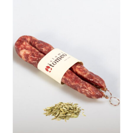 SALUMI TOMEO SALSICCIA CILENTANA STAGIONATA CON FINOCCHIETTO