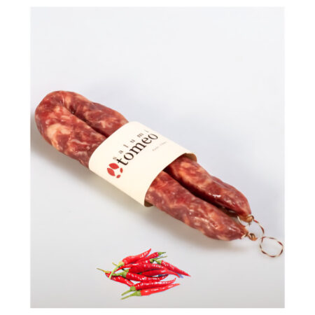 SALUMI TOMEO SALSICCIA CILENTANA STAGIONATA CON PEPERONCINO PICCANTE