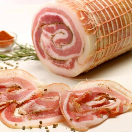 SALUMI TOMEO PANCETTA ARROTOLATA AL FINOCCHIETTO