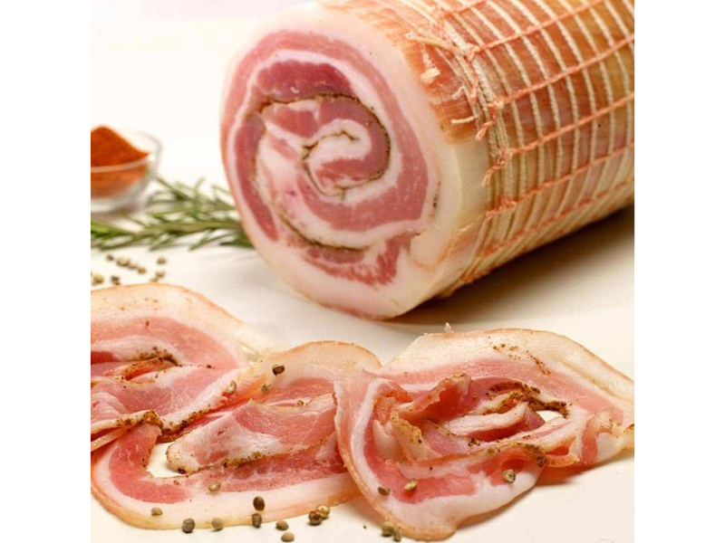SALUMI TOMEO PANCETTA ARROTOLATA AL FINOCCHIETTO